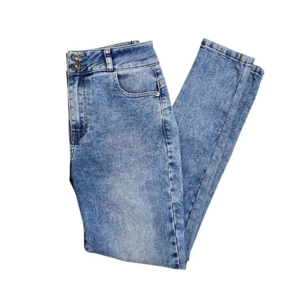 Rifle Jeanswear Magic Up High Rise Skinny Jeans Acid Wash Stretch Size 8